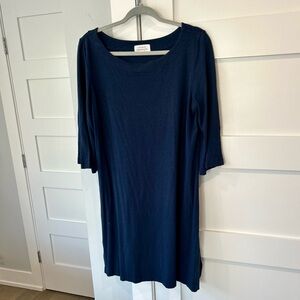 Perfect for Spring! Southcott Boatneck Navy Dress